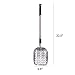 Aluminum Cat Litter Scoop with Long Handle & Deep Shovel – Extended Reach Aluminum Scoop Comfort Grip, Silver – Ideal for Deep Litter Boxes