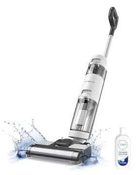 Tineco iFLOOR Breeze - Aspirapolvere a secco umido, senza fili e mocio leggero, per pulire pavimenti duri in un passaggio