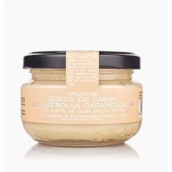Crema de Queso de Cabra con Cebolla Caramelizada de La Chinata - Crema Gourmet de Queso con Aceite de Oliva Virgen Extra - Mejor Selección ENOVINOS