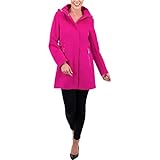Vince Camuto Women's Wool Coat with Hood, Beet, S
