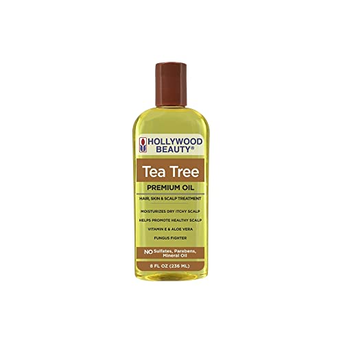 HOLLYWOOD BEAUTY Tea Tree Oil Skin & Scalp Treatment 8 oz (3Pack)