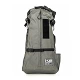 K9 Sport Sack Trainer - Medium, Iron Gate - Ideal for Dogs with 17-19” Back Length - Backpack-Style Training Carrier - Meant for Quick, Non-Strenuous Activities