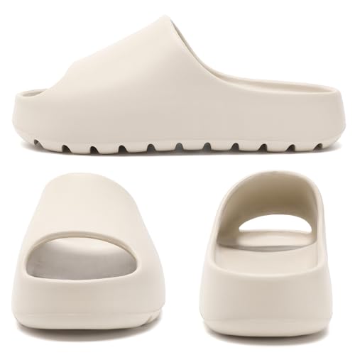 Image of Jaeynow Cloud Slides for Women,Unisex EVA Soft Recovery Slides,Thick Sole Open Toe Mens Pillow Slides Shower Shoes Outdoor&Indoor House Slippers