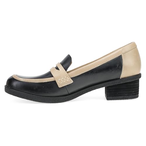 Image of Dansko Danica Heeled Loafer for Women - Waterproof Leather with Rubber Outsole and Leather Stacked Heel for Long-Lasting Style in Any Weather