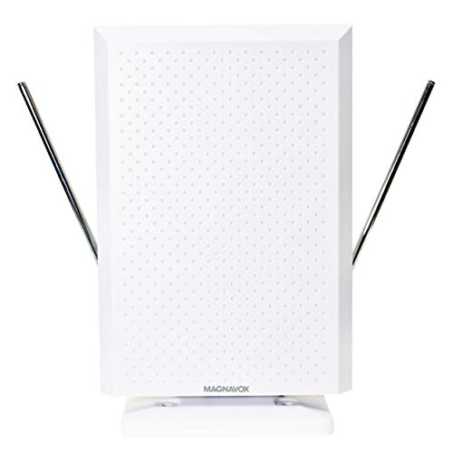 Magnavox MC347 Indoor Antenna with Amplifier | Digital TV Antenna Indoor | 6ft Coaxial Cord | Supports 1080p HD Viewing | Air TV Antenna Indoor | Multi-Directional & Reversible | Magnavox MC347 Indoor Antenna with Amplifier | Digital TV Antenna Indoor | 6ft Coaxial Cord | Supports 1080p HD Viewing | Air TV Antenna Indoor | Multi-Directional & Reversible |