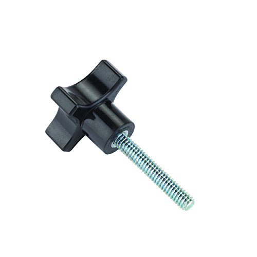 WOODRIVER Pomello a quattro bracci con perno da 1/4"-20 x 1-1/2"