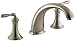 KOHLER K-T398-4-BV Devonshire Deck/Rim-Mount High-Flow Bath Faucet Trim, Vibrant Brushed Bronze,0.75"