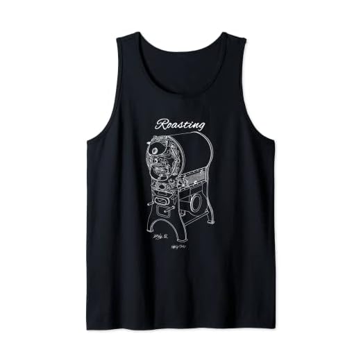 Tostador Granos de café Dibujo Tostador de café Camiseta sin Mangas