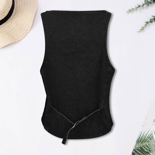 Chaleco vaquero para mujer ideal para excursiones al aire libre 5