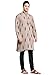 ITOS365 Men Cotton Kurta Pyjama Set Party Fashion Regular Ethinic Wear Indian Dress Coffee XL