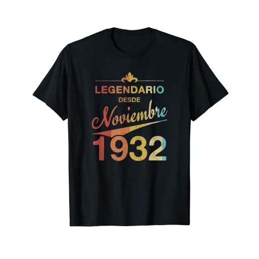 90 cumpleaños Nacido en Noviembre de 1932 Vintage 90 años Camiseta
