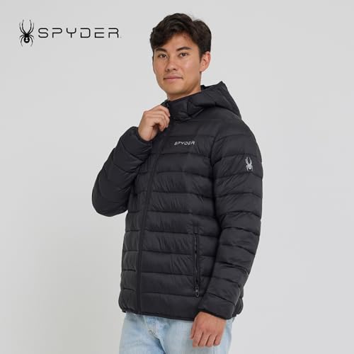 Spyder Packable Puffer Jacket Men with Hood, Lightweight Winter Jackets for Men4