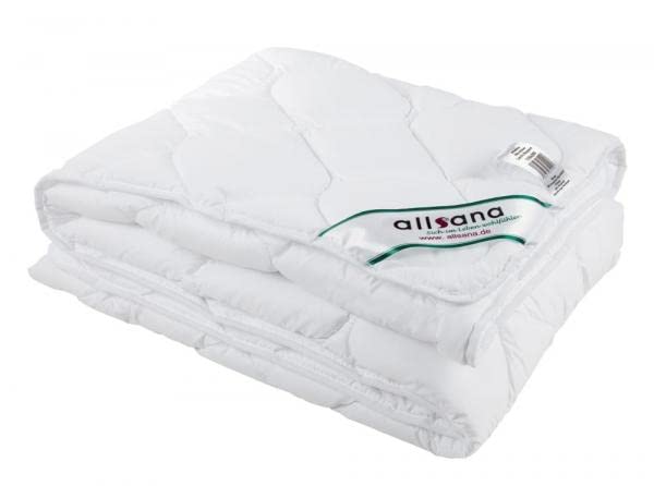 Microfaser Leicht-Steppbett 200x200 cm, kochfeste Sommerdecke für Allergiker geeignet, hygienisch bei 95°C waschbar