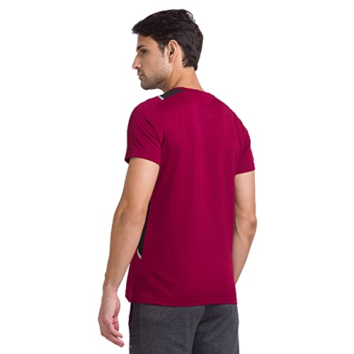 Image of berge' Men's Jacquard Polyester Dry Fit Textured Western Shirts & Tshirts for Men, Quick Drying & Breathable Fabric, Gym Wear Tees & Workout Tops|Half Sleeve T-Shirt|Running Tshirts for Men