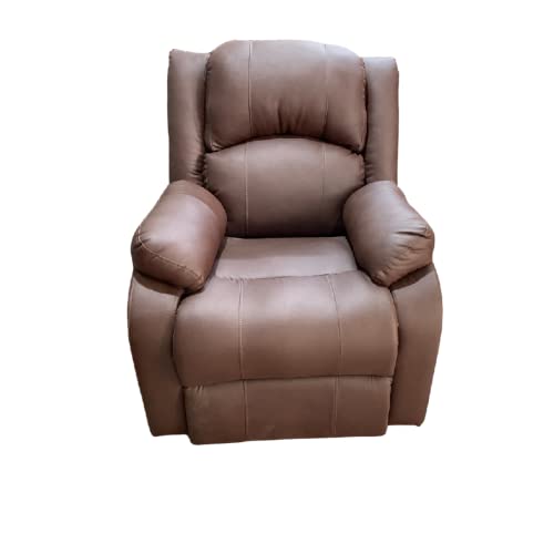 Image of Elegant Recliner Sofa 1 Seater - Supreme Comfort, Durable Manual Recliner Chair Design, and 5-Year Warranty for Reliability