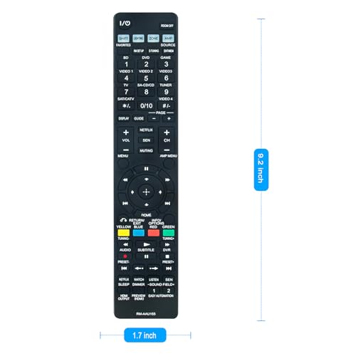 Télécommande de rechange RM-AAU155 compatible Sony STR-DA2800ES STR-DA5800ES