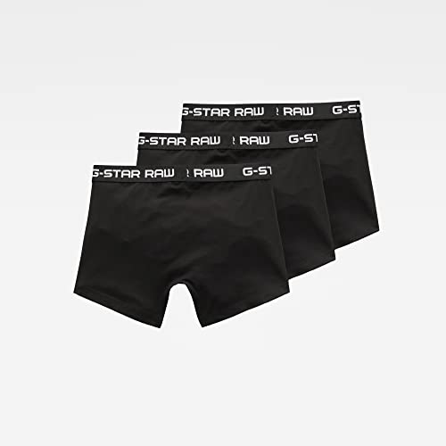 G-STAR RAW Herren Classic Trunks 3-Pack, Schwarz (Black/Black/Black D03359-2058-4248), XL – Ansicht 3