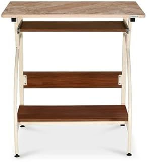 Nilkamal Alwin Computer Table/Laptop Desk/Office Table/Study Table - Walnut/Ivory Price In India