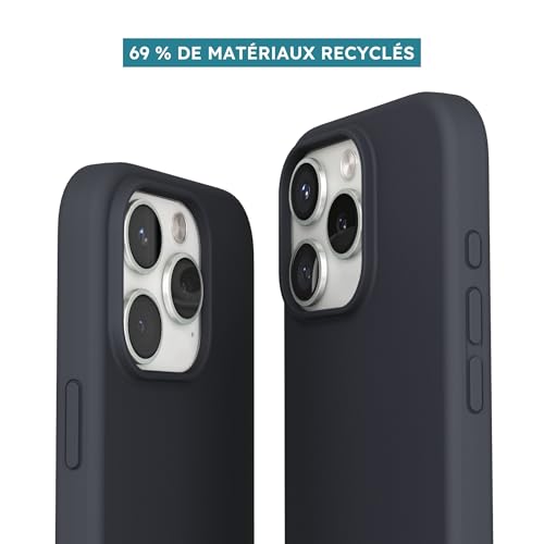 Coque silicone iPhone 16 Pro résistante aux chocs évite les rayures - 4