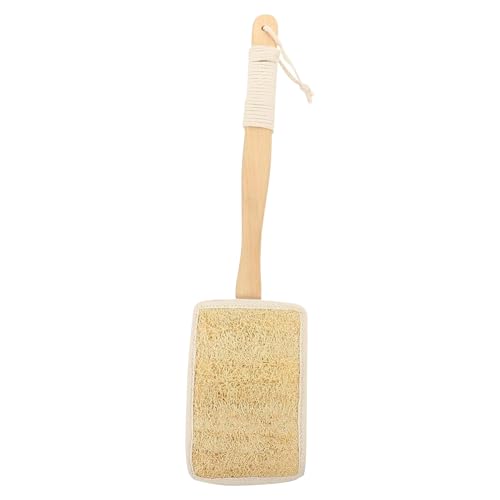 Ancsttu Exfoliador de Espalda para Ducha,Cepillo Ducha Corporal Con Recambios Almohadillas Esponja Luffa | Esponja Natural Para Mujeres Hombres Y Familia