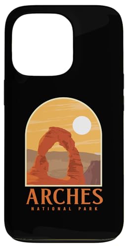 Utah Vintage Retro Hiking Camping Arches National Park �X�}�z�P�[�X iPhone 13 Pro �p