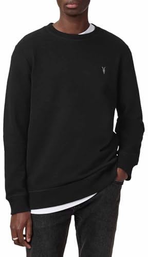 Men's Raven Crew Neck Sweatshirt, Black