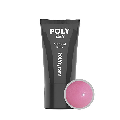 Poly Acryl Gel Set in der Tube Natur Pink und Super Weiß á 30 g inkl. Poly Gel Pinsel flach gerade mit Spatel – Bild 3