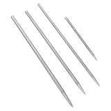 NUOBESTY 4 Stück Spitzeneinfädelnadeln aus Edelstahl für Schnürsenkel und Paracord Verschiedene Größen 2,5/3/3,5mm für Arbeitsschuhe und Sportschuhe
