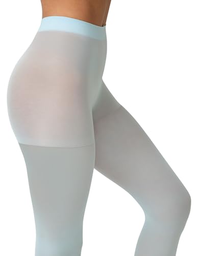 Image of HUE Women's Sheer Control Top Tights Supersoft Lightweight Pantyhose