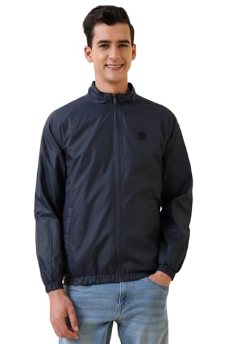 Image of Allen Solly Men's Regular Fit Solid Windcheater Jacket
