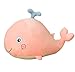JunziWing Giocattoli di Peluche Balena Rosa Kawaii, Animali Marini Ripieni di Balena, Cuscino per Dormire con Bambola di Pesce Adorabile, Regalo di Compleanno per Bambini 45 Cm