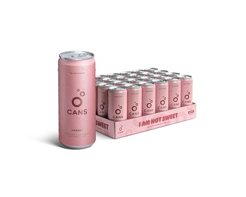 CANS CHERRY - Prickelndes Alpenquellwasser mit einem Hauch echter Frucht - 24 x 330ml
