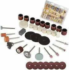 Rangwell NX 105 Pcs Rotary Tool Accessory Set Fits DIY Tools for Dremel Grinding Sanding Polishing Abrasive Drill Kit Rotary Power Tools Polishing Cutting 1/8