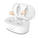 【2025年最新モデル・簡単操作】Bigprot 楽ちんヒアリング 充電式集音器，軽量設計で快適な着け心地／目立ちにくいデザイン／約30倍音を拡張／4段階音量調整／電池交換不要 敬老の日のプレゼントにもおすすめ;（ベージュ）