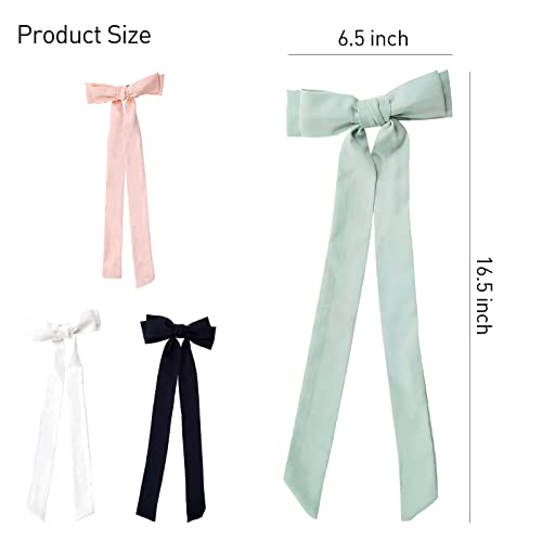 Pack de 4 Pinzas con Lazos Satinados para el Cabello miniatura 5