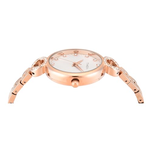 Image of TIMEX White Round Dial Analog Women's Watch - TWEL22701