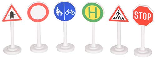 Siku 5597, Ampeln mit Verkehrsschildern, Kunststoff, Multicolor, Vielseitig einsetzbar & 0857 - Verkehrszeichen