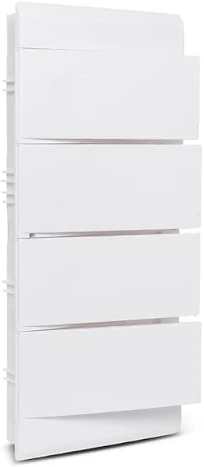 Quadro Embutir Ouro Box 48 Módulos Din Porta Opaca Steck Branco 48 Módulos