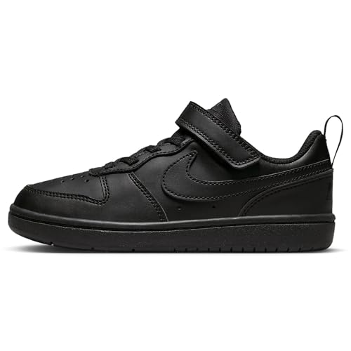 Nike Court Borough Low Recraft Shoes Sneaker, Black/Black-Black, 11 US Unisex Little Kid