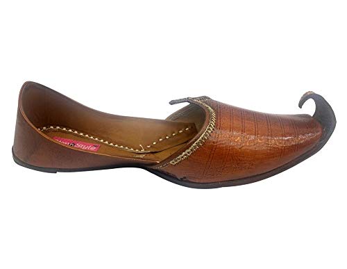 Men Handmade-Shoes Traditional-Leather-Khussa Punjabi Jutti Kolhapuri3
