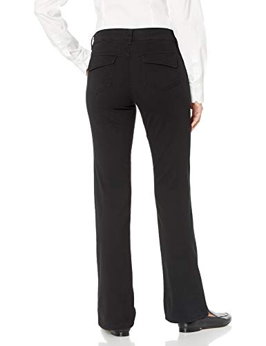 Unionbay Womens Heather Slash Pocket Stretch Uniform Bootcut Pants, New Black, 9 Us #TOP1
