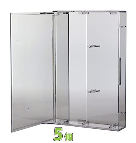 オーバルマルチメディア カカセットテープ収納用 標準 プラスチック ケース 5個