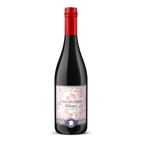 by Amazon Our Selection Cotes Du Rhone Villages AOC Red Wine 75cl