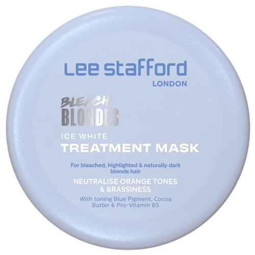 Bleach Blondes Ice White Mask Lee Stafford soin crème de prestige pour éclat blond blanc glacial