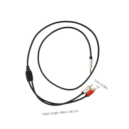 Cable divisor estéreo auxiliar Jack 3.5mm 2 piezas miniatura 2
