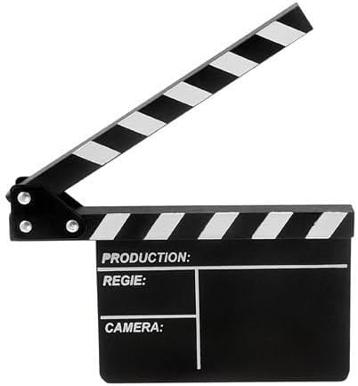 Claqueta de película Fotodiox 8"x10.5" Metal y madera miniatura 3