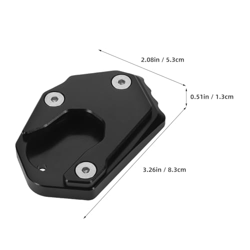 Kickstand robuste et plaque de support latéral moto pour modèles Z Abaodam
