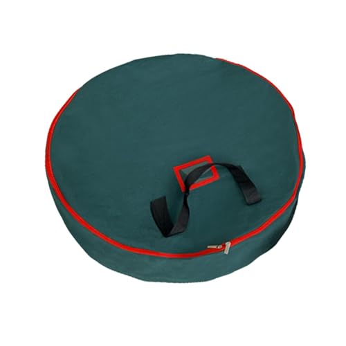 Miniatura 8 de Bolsa De Almacenamiento Para Corona De Navidad, Bolsa Con Cremallera De 24 Pulgadas, Organizador De Corona Gruesa, Contenedor De Almacenamiento Resistente, Asa Reforzada, Protector De Coronas