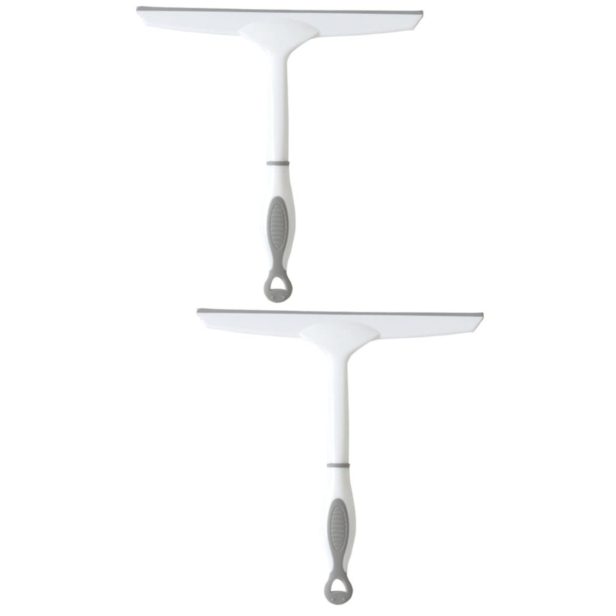 Baluue 2piezas Limpiador De Ventanas Multifuncional Mango Antideslizante Herramienta De Limpieza De Cristales y Superficies para Uso Hogar y Oficina
