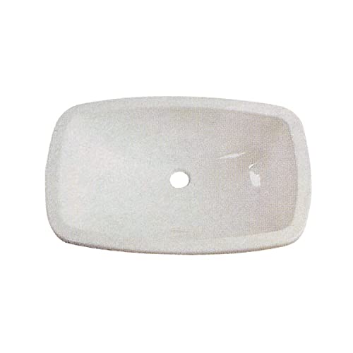 Chantal Vasque encastrable en Plastique Blanc Rectangulaire Moderne 480 x 330 mm Évier Sous plan